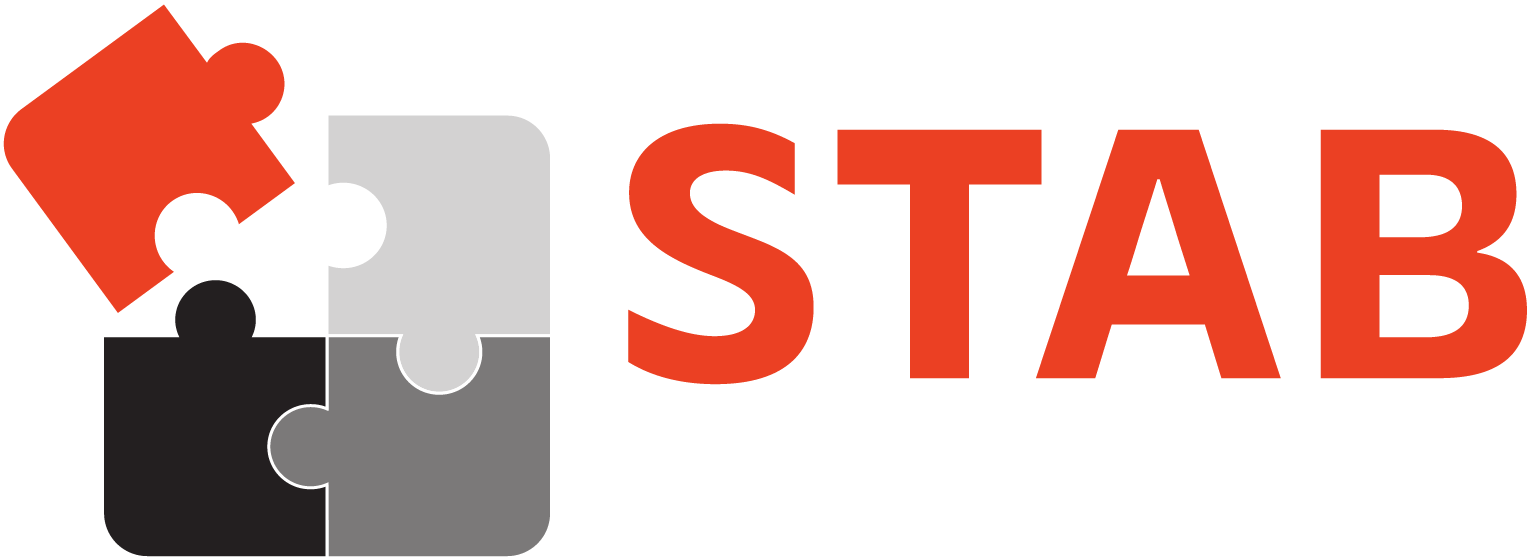 STAB Secondary Logo _ Horizontal for Dark Backgrounds