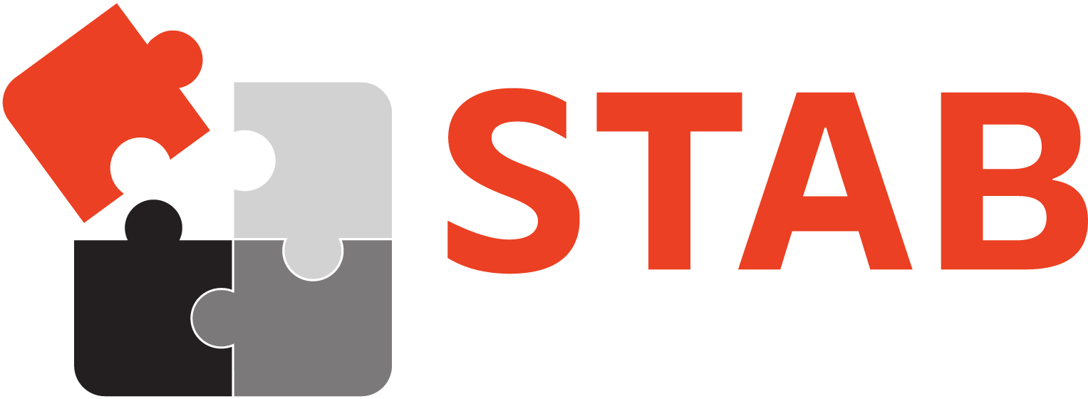 STAB Secondary Logo _ Horizontal for Dark Backgrounds